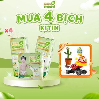 [TẶNG QUÀ] Khi mua Combo 4 bịch Tã/Bỉm quần Kitin Natural size M44/L40/XL38/XXL36/XXXL34/XXXXL30