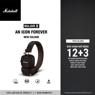 [MÀU MỚI VỀ] Tai Nghe Marshall Bluetooth MAJOR V - Pin lên đến 100 giờ - Bảo Hành Chính Hãng ASH 1 Đổi 1