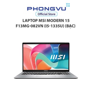 Máy tính xách tay/ Laptop MSI Modern 15 F13MG-082VN (i5-1335U) (Bạc) - Bảo hành 24 tháng