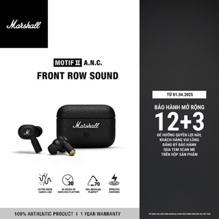 Tai Nghe Marshall Bluetooth Truewireless MOTIF II A.N.C - Pin lên đến 30h - Bảo Hành Chính Hãng ASH 1 Đổi 1
