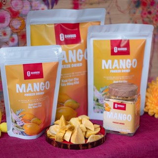 [HOẢ TỐC HCM] Xoài cát chu sấy thăng hoa (đông khô) - Không đường, không dầu chiên, ăn vặt