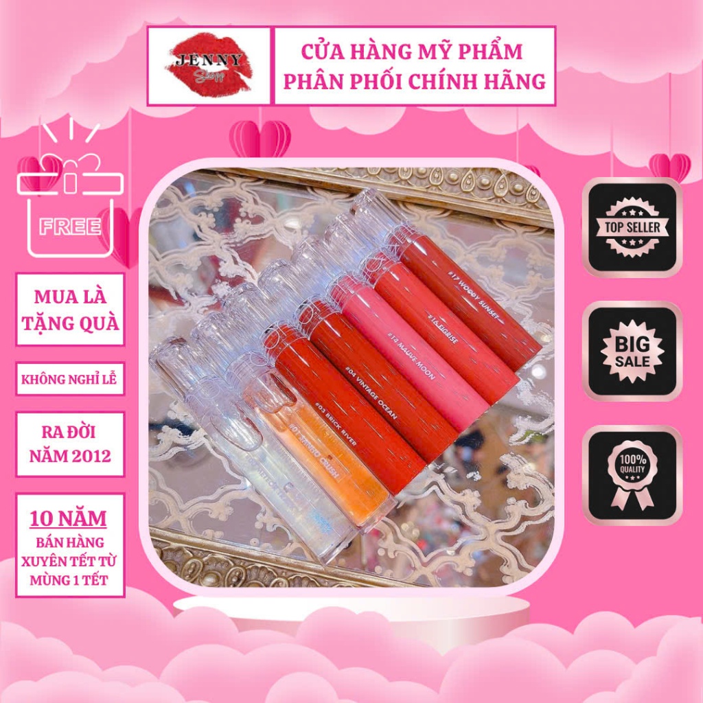 Son Tint Bóng Romand Glasting Water Tint