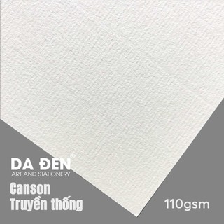 [DA ĐEN - QUẬN 3] Giấy Canson Mỏng Truyền Thống Vẽ Chì, Phác Thảo