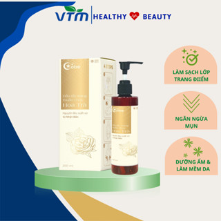 Dầu tẩy trang Hoa Trà Cobe tẩy sạch bụi bẩn, dưỡng ẩm, mềm mịn an toàn cho mọi làn da - 200ml