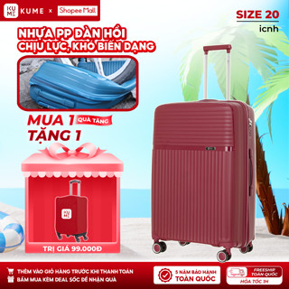 [TẶNG TÚI TRỐNG 0Đ] - Vali KUME size 20/24 Cao Cấp - KIGIN ROY HL811 - Nhựa ABS pha PP chống bể vỡ, Khóa số TSA