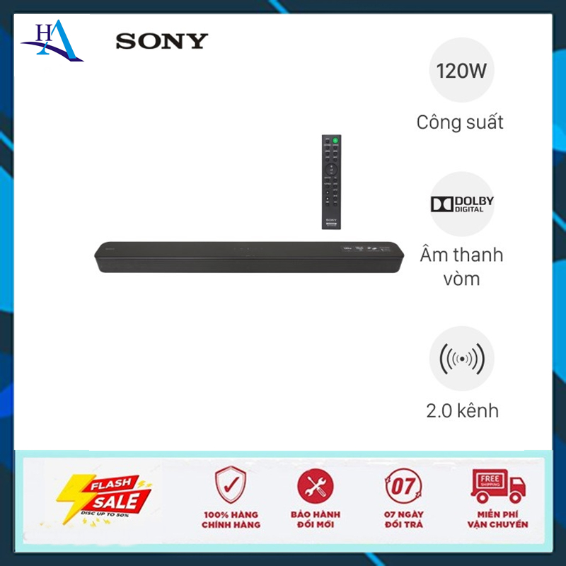 Loa thanh Sony HT-S100F 120W (Miễn phí giao tại HCM-ngoài tỉnh liên hệ shop)