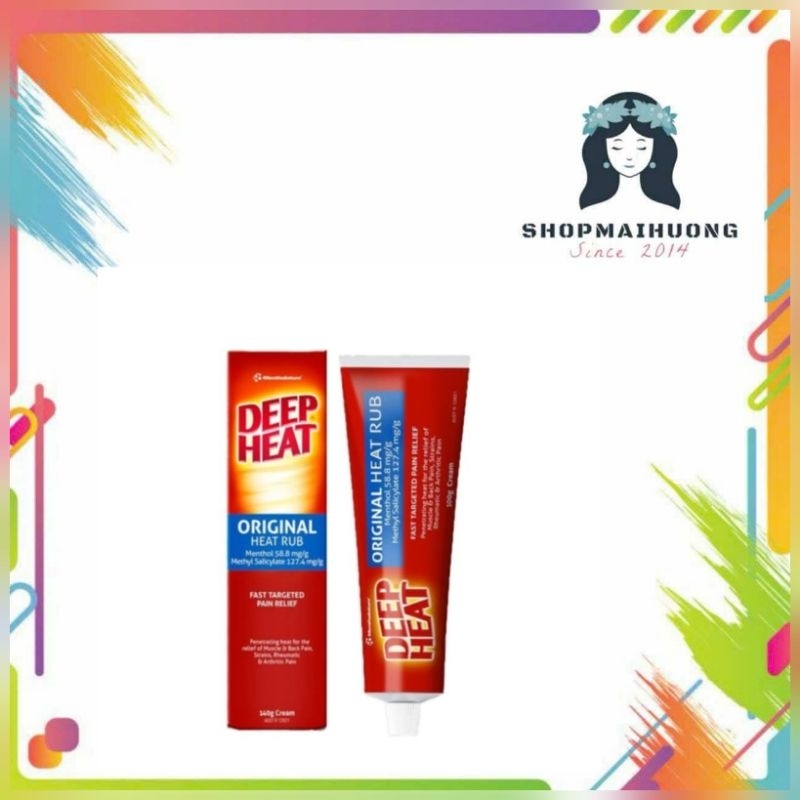 Dầu xoa bóp Deep Heat Regular Relief 140g