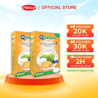 BAO BÌ MỚI - Combo 2 Bánh Quy Quasure Light Bibica 210g - Thực phẩm cho người ăn kiêng, tiểu đường