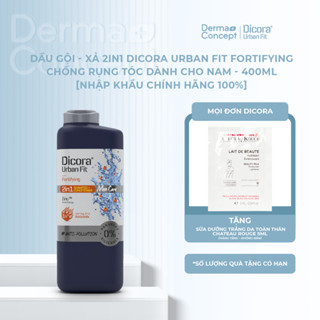 Dầu Gội - Xả 2in1 Dicora Urban Fit Fortifying chống rụng tóc dành cho nam - 400ml [NHẬP KHẨU CHÍNH HÃNG 100%]