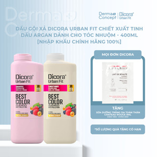 Dầu Gội Xả Dicora Urban Fit chiết xuất tinh dầu Argan dành cho tóc nhuộm - 400ml [NHẬP KHẨU CHÍNH HÃNG 100%]
