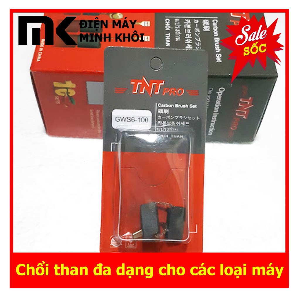 1 đôi chổi than Boesh A86  máy mài 6-100 ( 5 x 8 x 15mm )