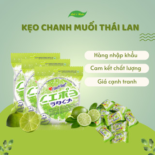 Kẹo chanh muối Thái Lan bịch 30 viên Let's Nuts, chua mặn ngọt hài hòa, tươi mát cực đã