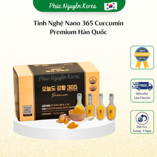  Tinh Chất Nghệ Nano Curcumin 365 Premium Hàn Quốc Hỗ Trợ Làm Đẹp Da Và Tăng Cường Sức Đề Kháng 
