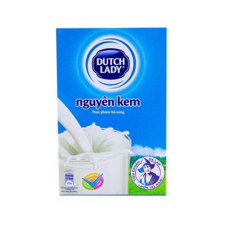Hộp sữa bột Dutch lady nguyên kem cô gái hà lan 400g