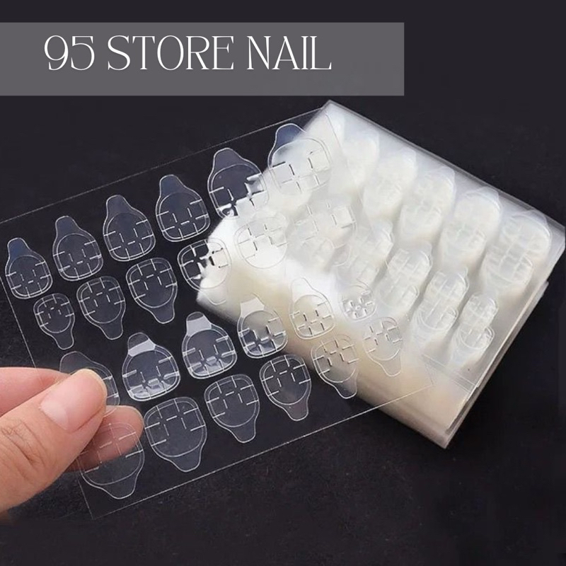 miếng dán móng ,set 20 tờ  keo silicon dán móng nailbox, tờ 24 miếng dán