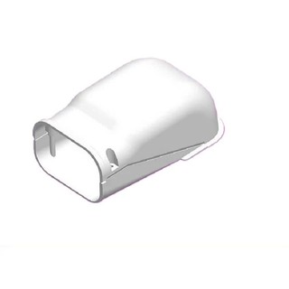 Trunking nhựa bảo vệ ống đồng TOTO màu trắng ngà - Chụp áp tường - TW - Hàng Nhập Khẩu