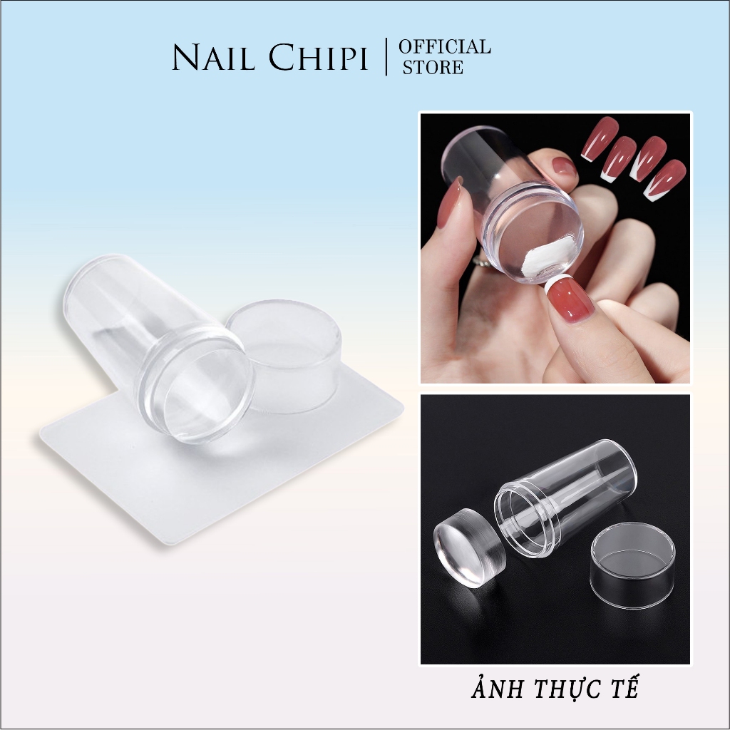 Con dấu in móng, đầu siclicon in móng nail