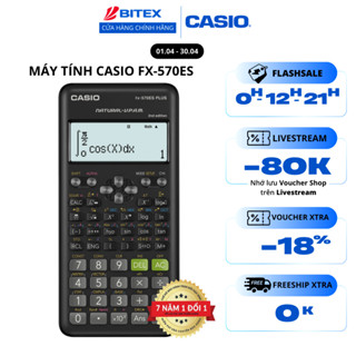 Máy tính Casio FX 570ES PLUS NEW chính hãng dành cho học sinh