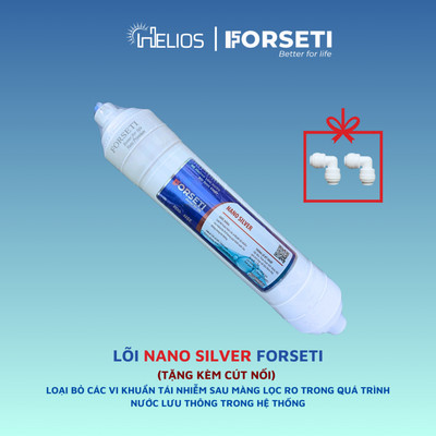Lõi lọc nước Forseti Nano Silver dùng cho máy lọc nước RO - Hàng chính hãng