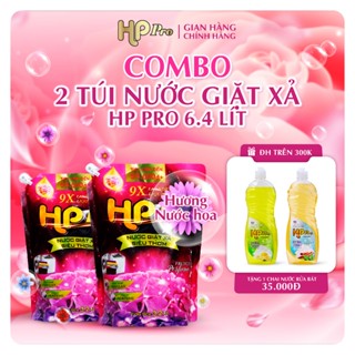 [GIẢM SỐC] Combo 2 Túi Nước Giặt HP Pro 6.4kg – Mềm Vải, Thơm Lâu- Hương Nước Hoa Và Hương Comfort