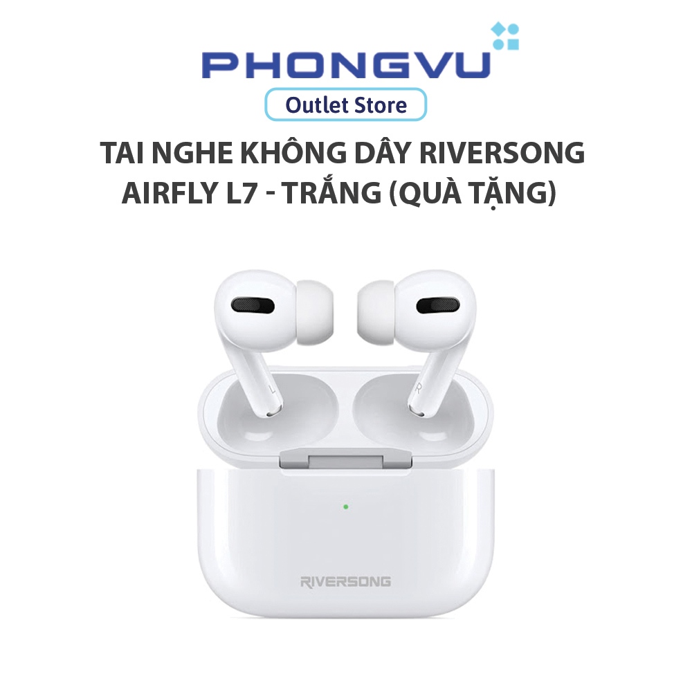 Tai nghe không dây Riversong Airfly L7 - Trắng (Quà tặng) - Không bảo hành