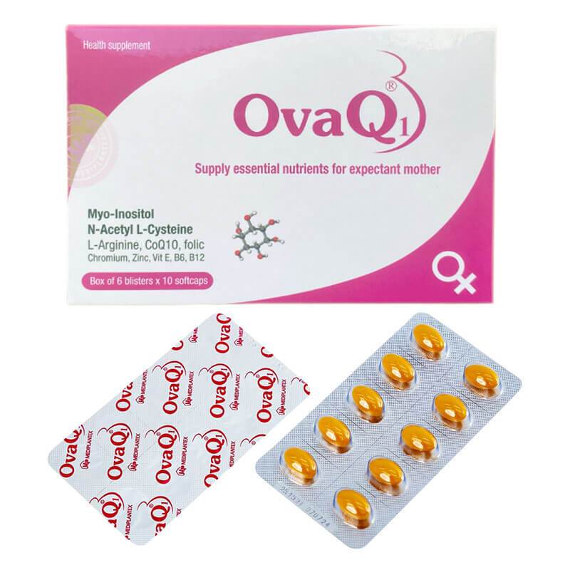 Viên uống hỗ trợ sức khỏe sinh sản nữ giới Ovaq 1 (ovaq1 new gold plus)