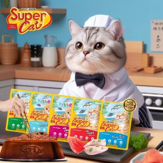 Pate Super Cat Cho Mèo Mọi Lứa Tuổi - Gói 85gr