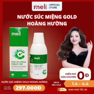 Nước Súc Miệng Meli Hoàng Hường Ngăn Ngừa Sâu Răng, Kháng Khuẩn Trắng Răng, Thơm Miệng