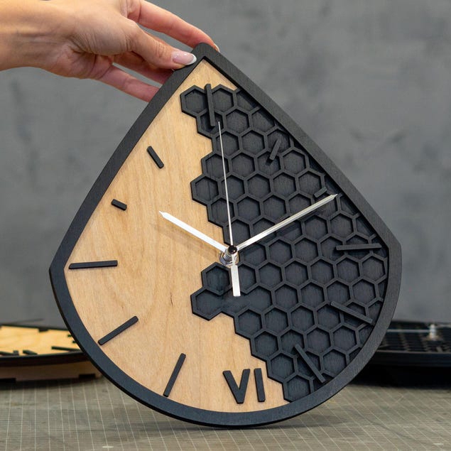 Đồng hồ decor gỗ - đồng hồ decor trang trí cửa hàng quán cà phê