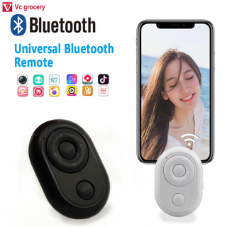 Remote Chụp Ảnh Bluetooth Không Dây - Nút Bấm Selfie, Quay Video, Lật Trang, Tương Thích Điện Thoại