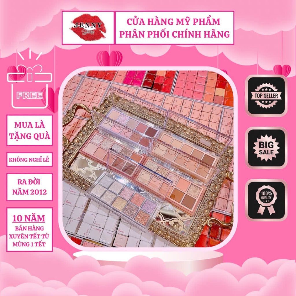 Bảng Phấn Mắt 10 Ô & 4 Ô Romand Better Than Eye Palette