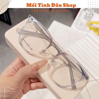 Gọng kính MTĐ nam nữ Urban Chic mắt hình lục giác gọng nhựa viền titan bền đẹp thay tròng cận loạn