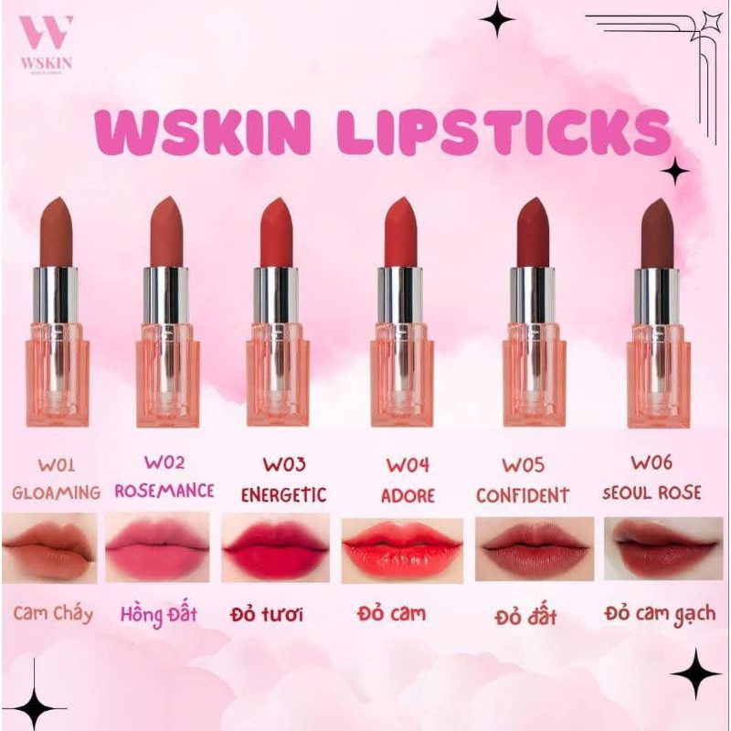 Son thỏi wskin màu 105
