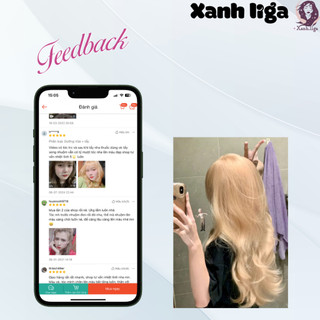 thuốc nhuộm tóc màu vàng lạnh sáng kèm oxy trợ nhuộm