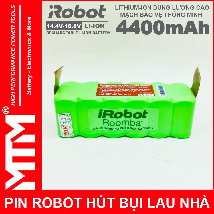 Pin robot hút bụi iRobot Roomba Seri – 14.4V 4400mAh