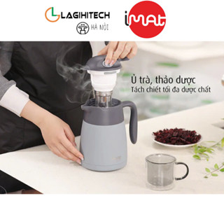Bình Ủ giữ nhiệt inox Có Phin Lọc iMat, ủ trà thảo dược 1.2 L |1.5 L |2 L | - BH 1 năm - Chính Hãng
