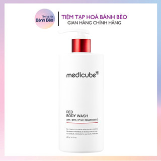  Sữa Tắm Giảm Mụn Lưng MEDICUBE Red Acne Body Wash 400g Sạch Sâu Dịu Da Ngừa Mụn Tái Phát Mịn Da 