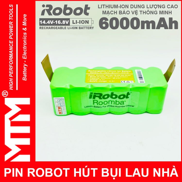 Pin robot hút bụi iRobot Roomba Seri – 14.4V 6000mAh