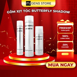  Gôm xịt tóc Butterfly Shadow CHÍNH HÃNG keo xịt tóc nam tạo kiểu xịt giữ nếp tóc nam nữ xịt thơm tóc 