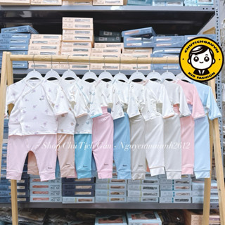 AVALER - Bộ quần áo sơ sinh dài tay cho bé chất sợi tre, mềm mịn.