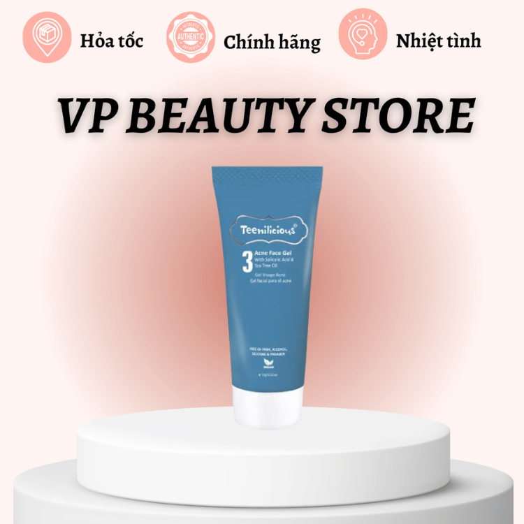 [15g] Gel Hỗ Trợ Trị Mụn Acne Face Gel Teenilicious