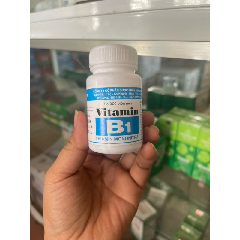 Vitaminb1 lọ 300 viên Bổ sung vitamin b1, giúp ăn ngon ,Cải thiện tình trạng thiếu hụt vitaminb1 cho