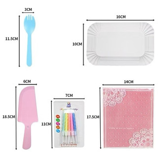 Bộ Set Dao Dĩa Sinh Nhật