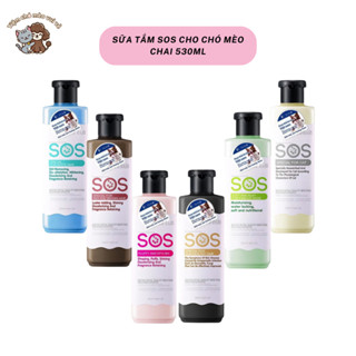Sữa tắm SOS cho chó mèo 530ml – Dưỡng lông mềm mượt, khử mùi, diệt khuẩn, lưu hương tới 10 ngày