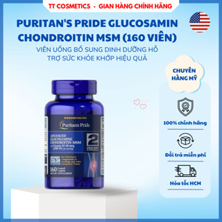 (Date 2027) Viên uống bổ khớp Puritan's Pride Advanced Glucosamine Chondroitin MSM D3 160 viên