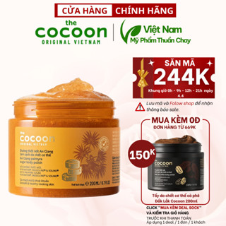 Tẩy da chết cơ thể đường Thốt Nốt An Giang Cocoon 200ml Bản cải tiến - Mỹ Phẩm Thuần Chay Việt Nam