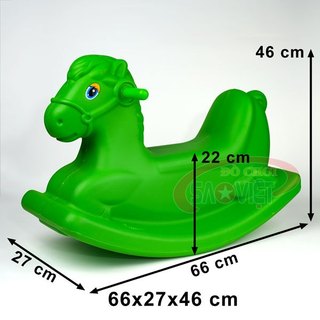 [HỎA TỐC] Bập bênh con NGỰA cho bé chơi ở trung tâm tiêm chủng VNVC S04NA01C Đồ Chơi Sao Việt
