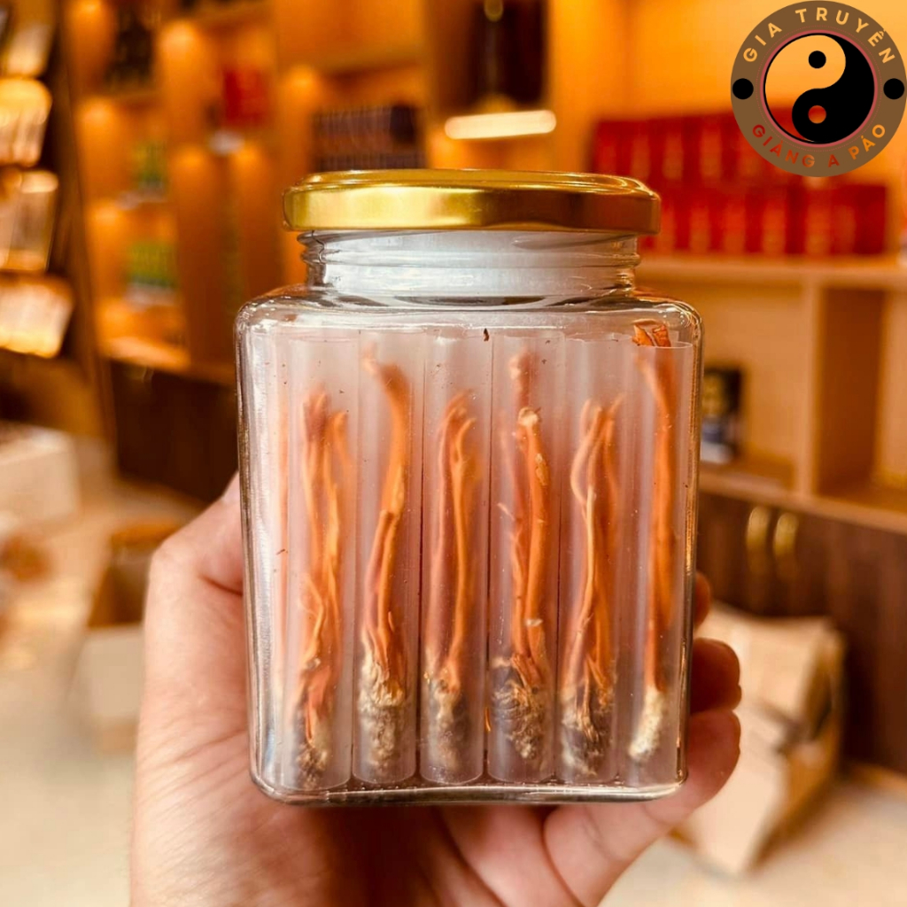 Nấm đông trùng hạ thảo sấy khô thăng hoa loại nguyên con ký chủ nhộng tằm Huy Cương pha trà, ngâm rư