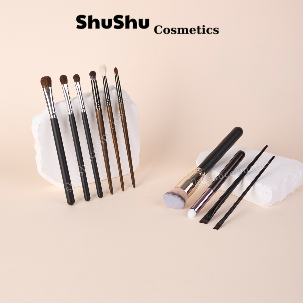 Bộ Cọ Trang Điểm 10 Cây Tổng Hợp OVW Bộ Cọ Makeup Cơ Bản Cho Người Mới Bắt Đầu Tặng Kèm Túi SHUSHU COSMETICS