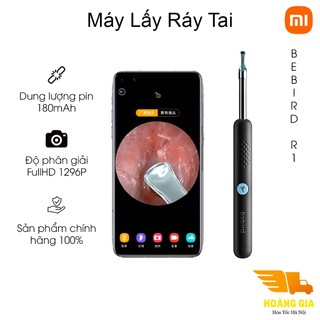  Máy Lấy Ráy Tai Nội Soi Xiaomi Bebird R1 Kết Nối App - Máy Lấy Ráy Tai Nội Soi Camera FullHD Siêu Rõ Nét 